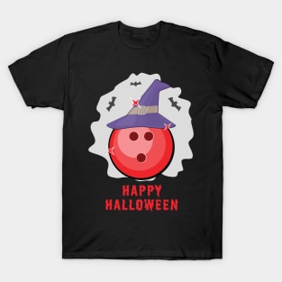 Happy Bowling Halloween - Funny T-Shirt